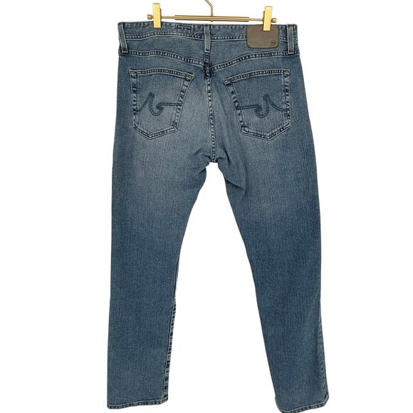 AG Everett Slim Straight Leg Jeans Men's Denim Size W34 x L32 Light Wash - Picture 2 of 11